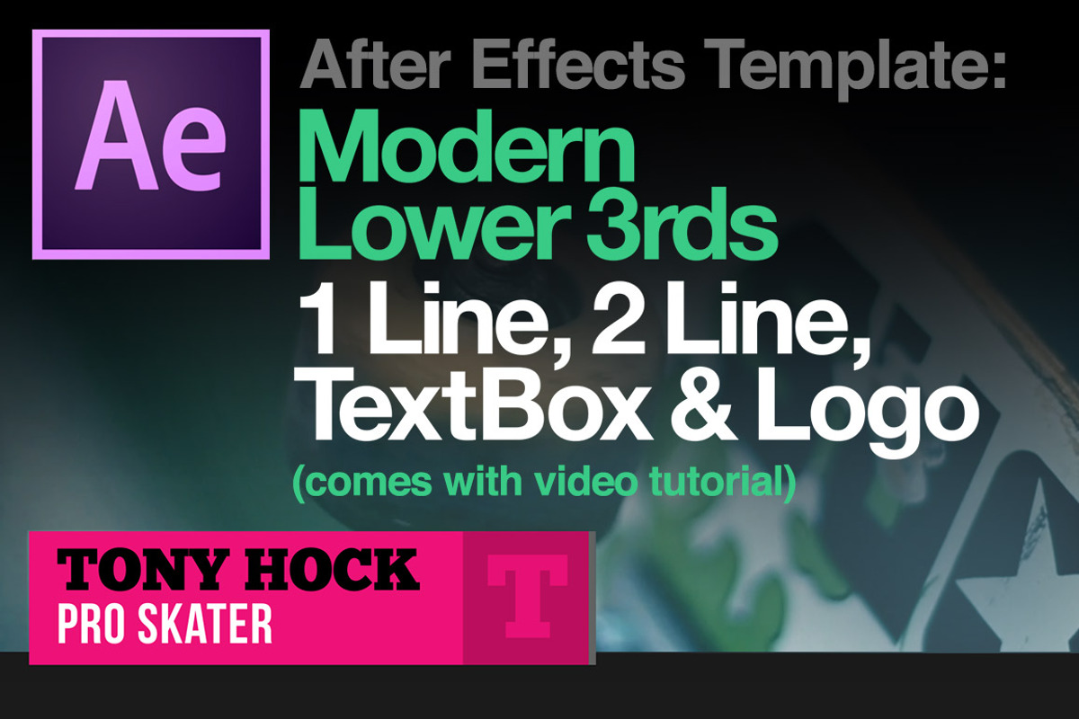 Lower 3rds - After Effects, a Templates & Theme by Haäfe & Haph (Photo 1 of 4)