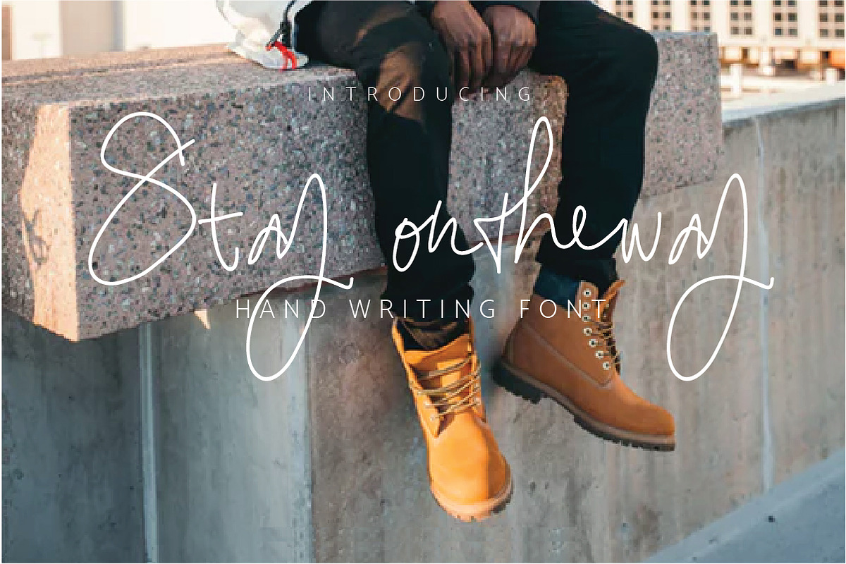 Stay Ontheway Font, a Font by Fontruly (Photo 1 of 3)