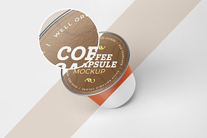 Coffee Capsule Mockup Packaging