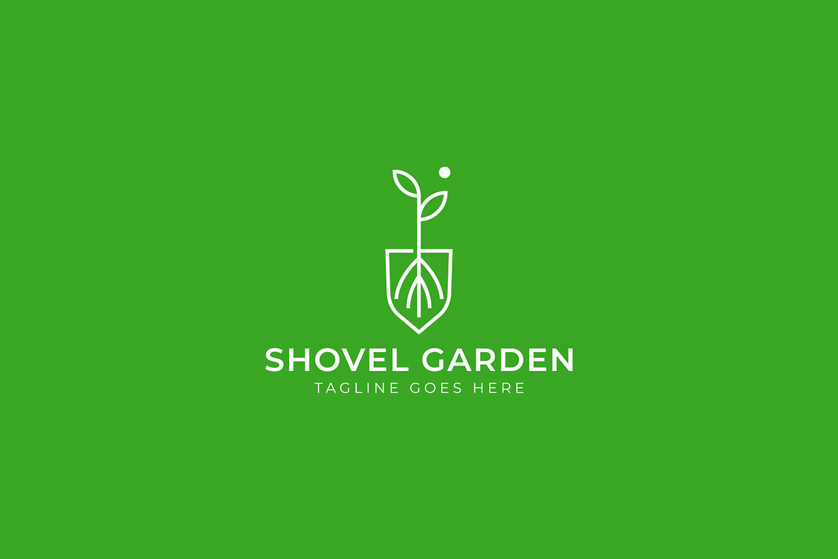 Shovel Logo Garden Farm Agriculture, a Branding & Logo Template by Signatoro (Photo 2 of 2)