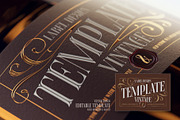 Aquatory Vintage Font and Template., a Serif Font by Gleb Guralnyk (Thumbnail 2 of 5)