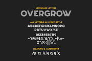 Overgrow Typeface, a Font by Revorklabs (Thumbnail 15 of 16)