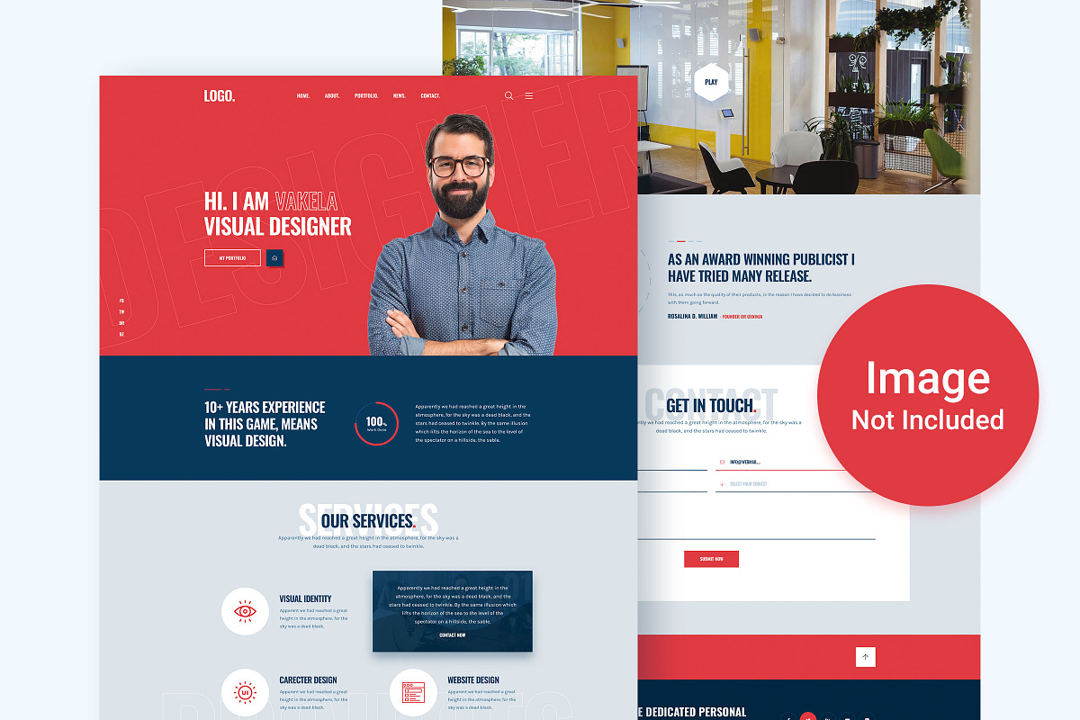 Amazing landing page bundle, a Landing Page Template by The Pixel (Photo 1 of 3)