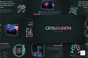 Cromagnon - Neon Keynote Template, a Presentation Template by deasign