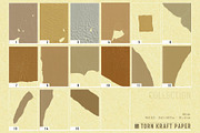 Kraft Paper Set, a Background Graphic by Suna Kosem (Thumbnail 7 of 19)