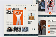 Fashion Ecommerce Landing Page, a Landing Page Template by Annora Studio (Thumbnail 5 of 5)