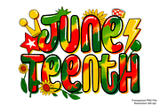 Juneteenth Trendy PNG Bundle, a Graphic by Black Gallery (Thumbnail 2 of 21)