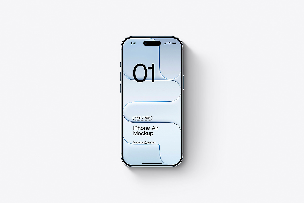 iPhone Air - 24 Mockups Scenes, an iPhone Mockup by Asylab (Photo 10 of 62)