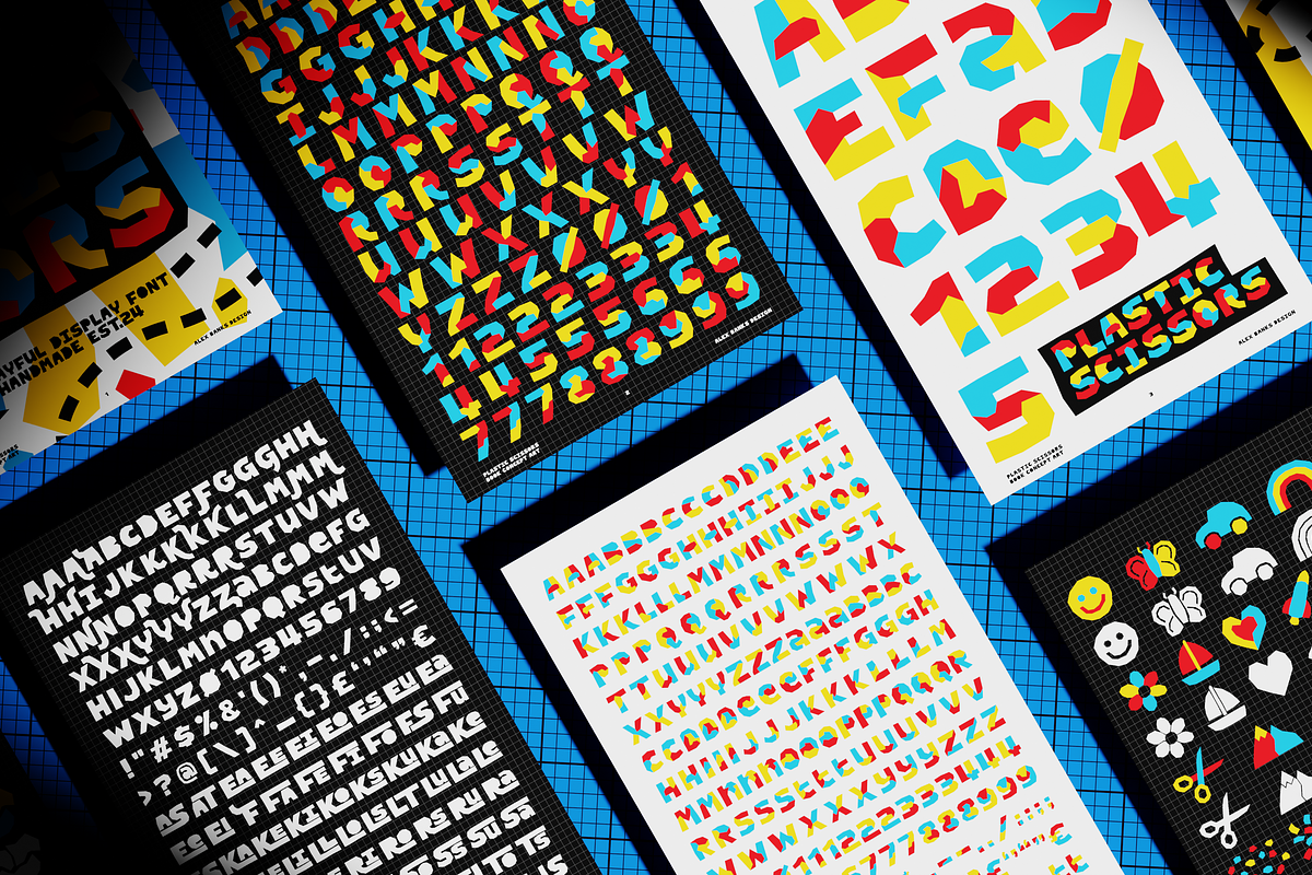 PLASTIC SCISSORS Playful Display, a Sans Serif Font by Alex-Banks Type (Photo 13 of 13)