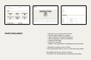 Client Dashboard Notion Templete