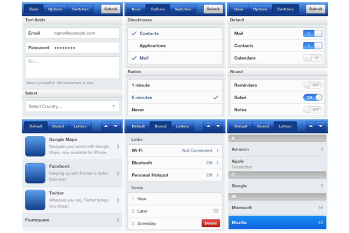 Mobile CSS UI Kit, an UI Kit Template by CSSFlow (Photo 2 of 2)