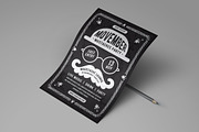 Movember Mustache Party Flyer Set, a Flyer Template by monogrph (Thumbnail 4 of 4)