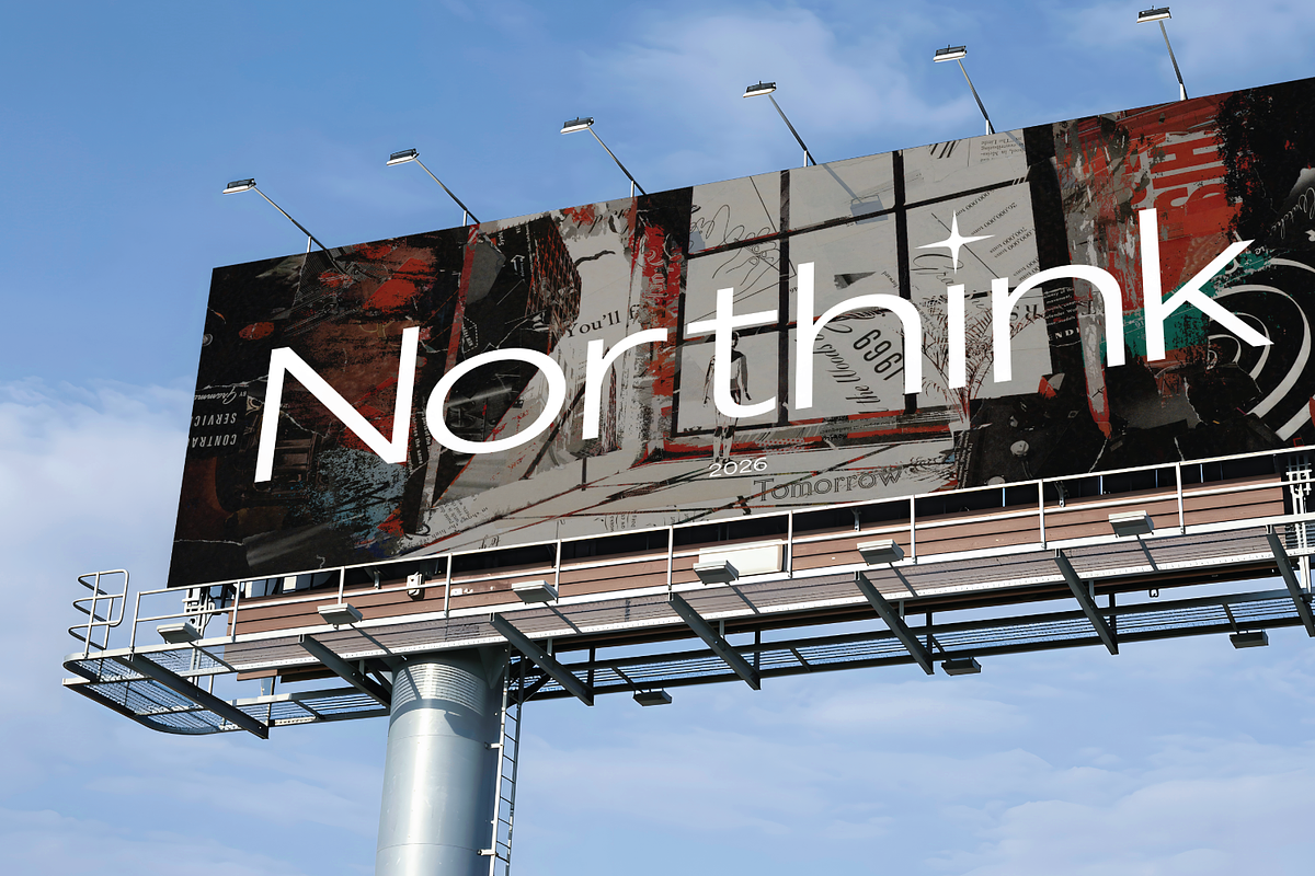Billboard Mockup Display with Sky, a Mockup by Northink (Photo 1 of 3)