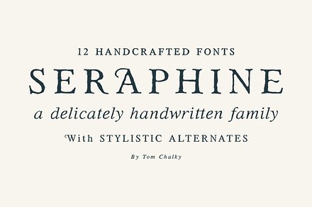 Seraphine Serif Font Family, a Serif Font by Tom Chalky