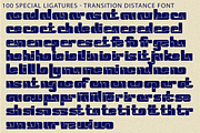 Transition Distance - Structure Font, a Sans Serif Font by 177Studio (Thumbnail 8 of 8)