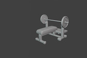 Stylized Gym and Fitness Set, an Object 3D Model by Artem Varnitsin (Thumbnail 4 of 23)