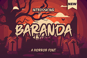 Baranda A Horror Font