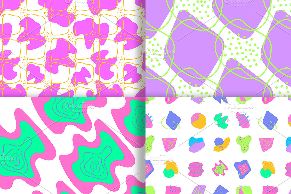 90s Y2K Geometric Patterns & Clipart, a Pattern Graphic by ArtIrisArt (Photo 19 of 20)
