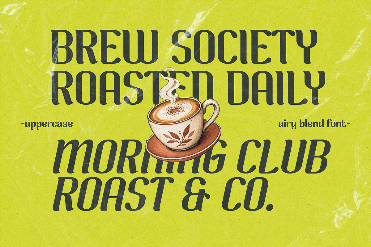 Airy Blend - Smooth Serif, a Serif Font by Salamahtype (Photo 2 of 7)
