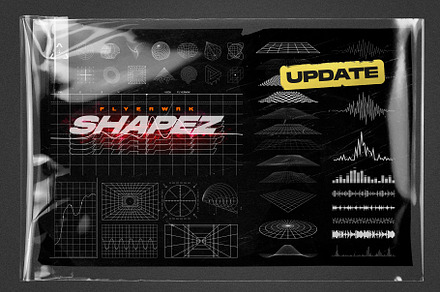 200 Retro Futuristic Shapes