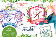 Crest Creator - Creative Bundle Set, an Illustration by SmallHouseBigPony (Thumbnail 1 of 23)