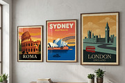 50 Vintage Travel Poster Printable, a Decorative Illustration by Image for Sale (Thumbnail 3 of 3)