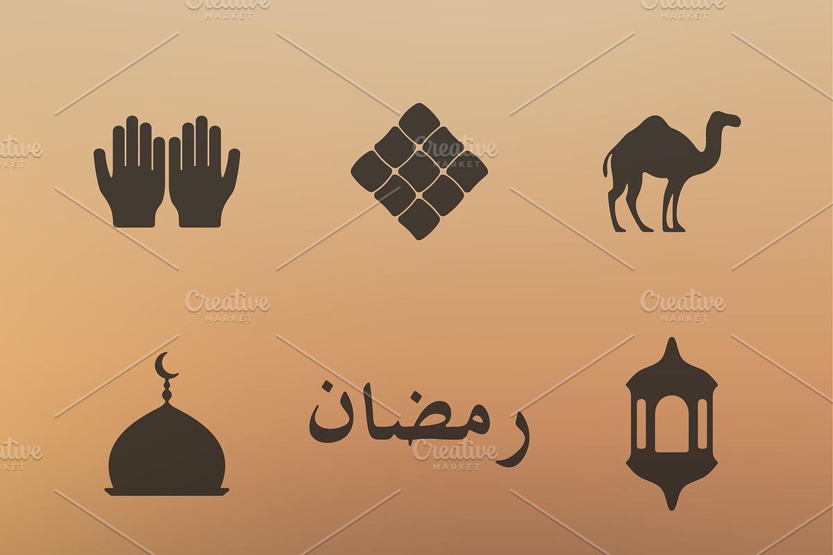 35 RAMADAN icons preview 3
