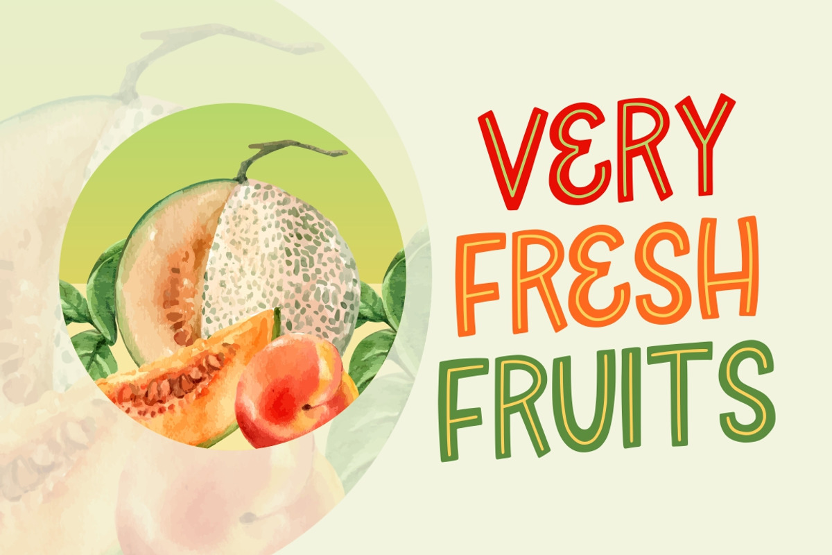 Melon Juice - Freshty Font preview 2