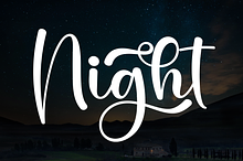 Night | Script Font