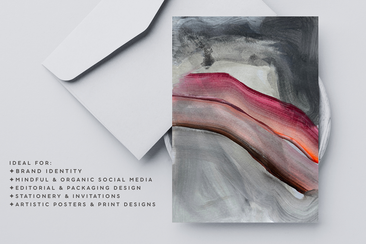 PINK AND GREY ABSTRACT ART, an Illustration by identity.ART (Photo 4 of 6)