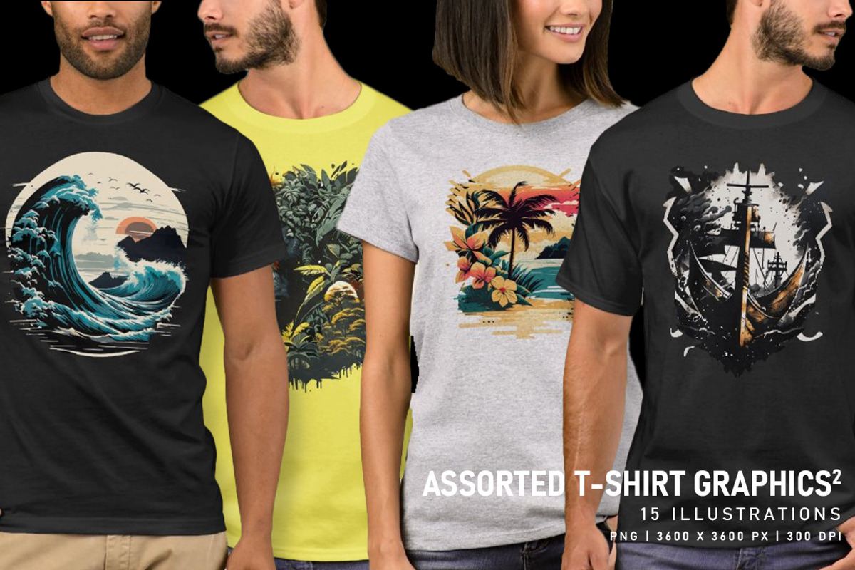 Assorted T-Shirt Graphics 2.0, a Decorative Illustration by Digital Art Creations (Photo 5 of 5)