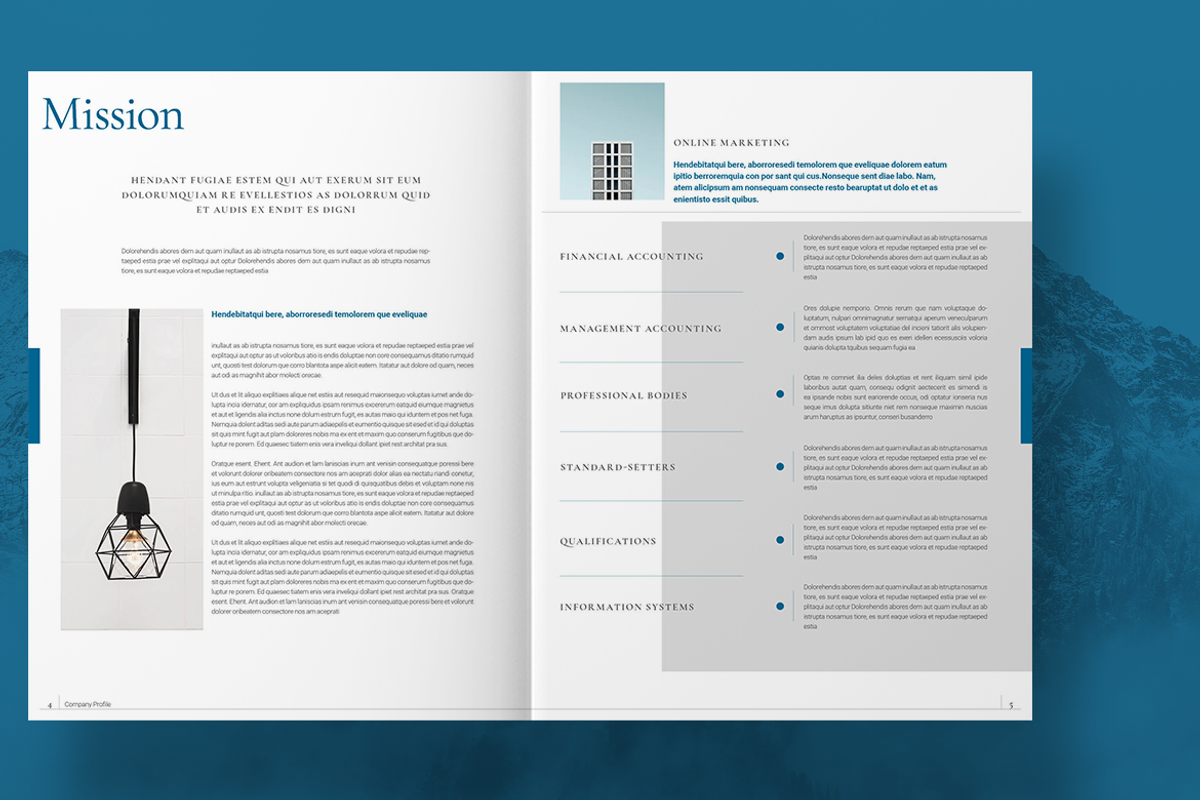 Blue Business Brochure, a Brochure Template by Boris Cupac (Photo 3 of 7)