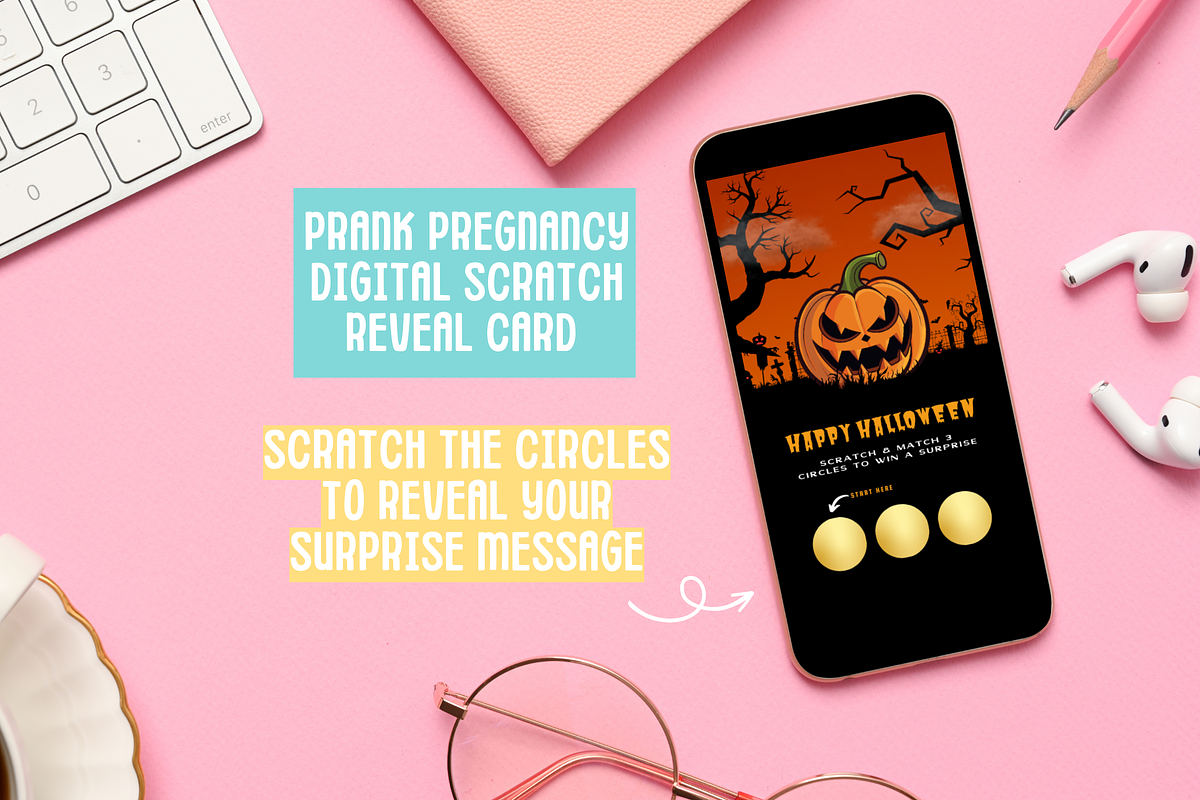 Halloween Pregnancy Scratch Card, an App Template by SunshineStudioBoutique (Photo 5 of 8)