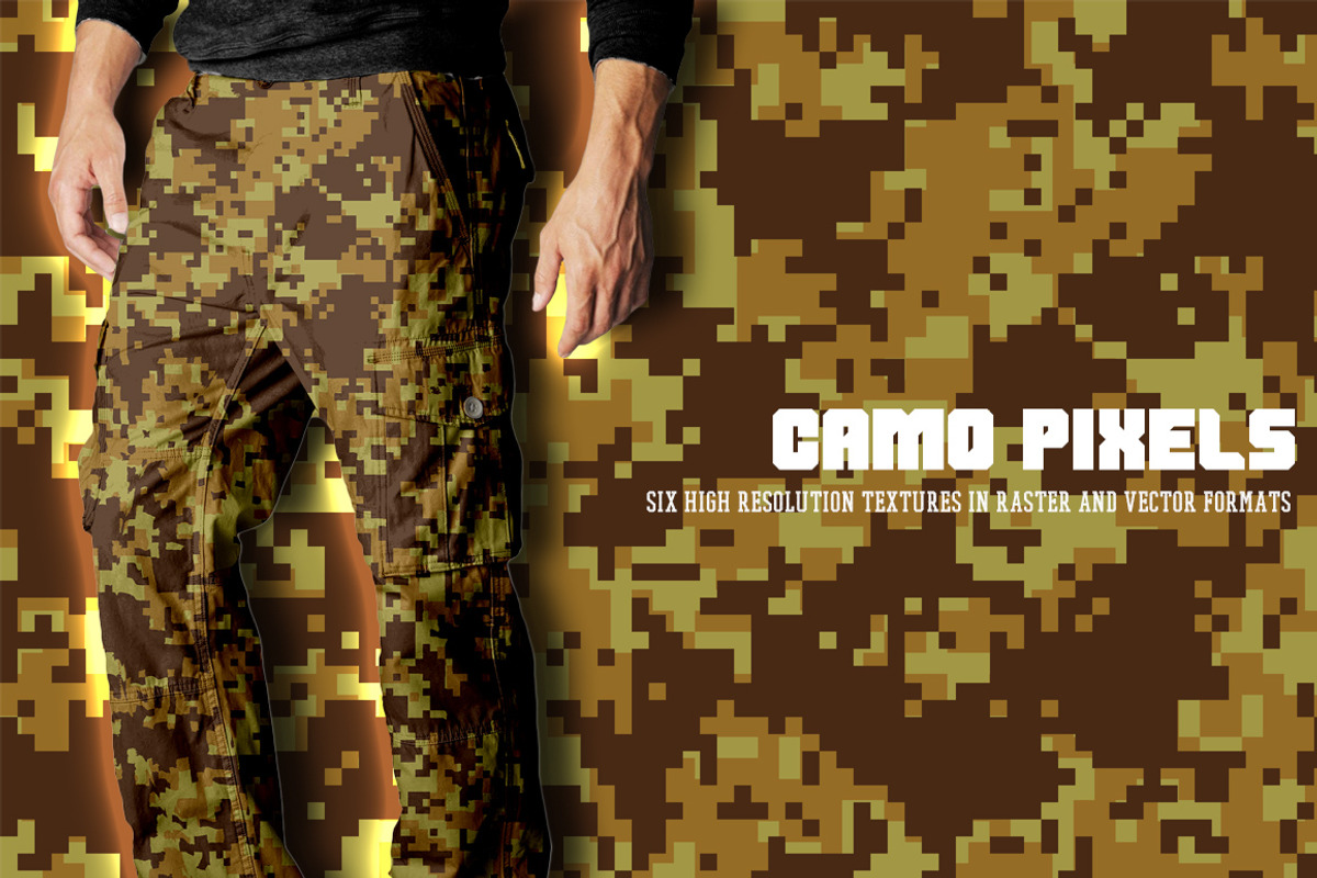 Camo Pixels, a Texture Graphic by Digital Art Creations (Photo 3 of 6)