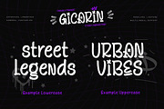 GICARIN - Graffiti Display Font, a Handwritten Font by trabaskriya (Thumbnail 6 of 7)