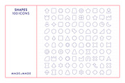 Shapes Line Icons, an Outline Icon by Made by Made (Thumbnail 5 of 7)