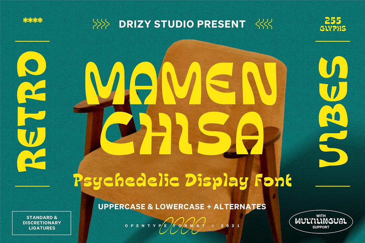 Mamenchisa, a Font by Drizy (Photo 1 of 9)