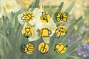 Spring line icons, a Duotone Icon by Lyolya Profitrolya (Thumbnail 1 of 2)