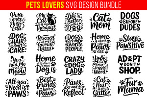 20 Pet Lovers SVG Design Bundle, an Object Graphic by himelgfx