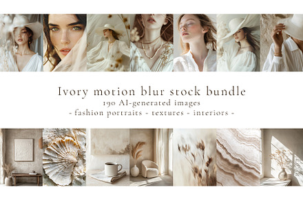 190 Ivory Motion blur stock bundle, a Beauty & Fashion Photo by Yulia Furman
