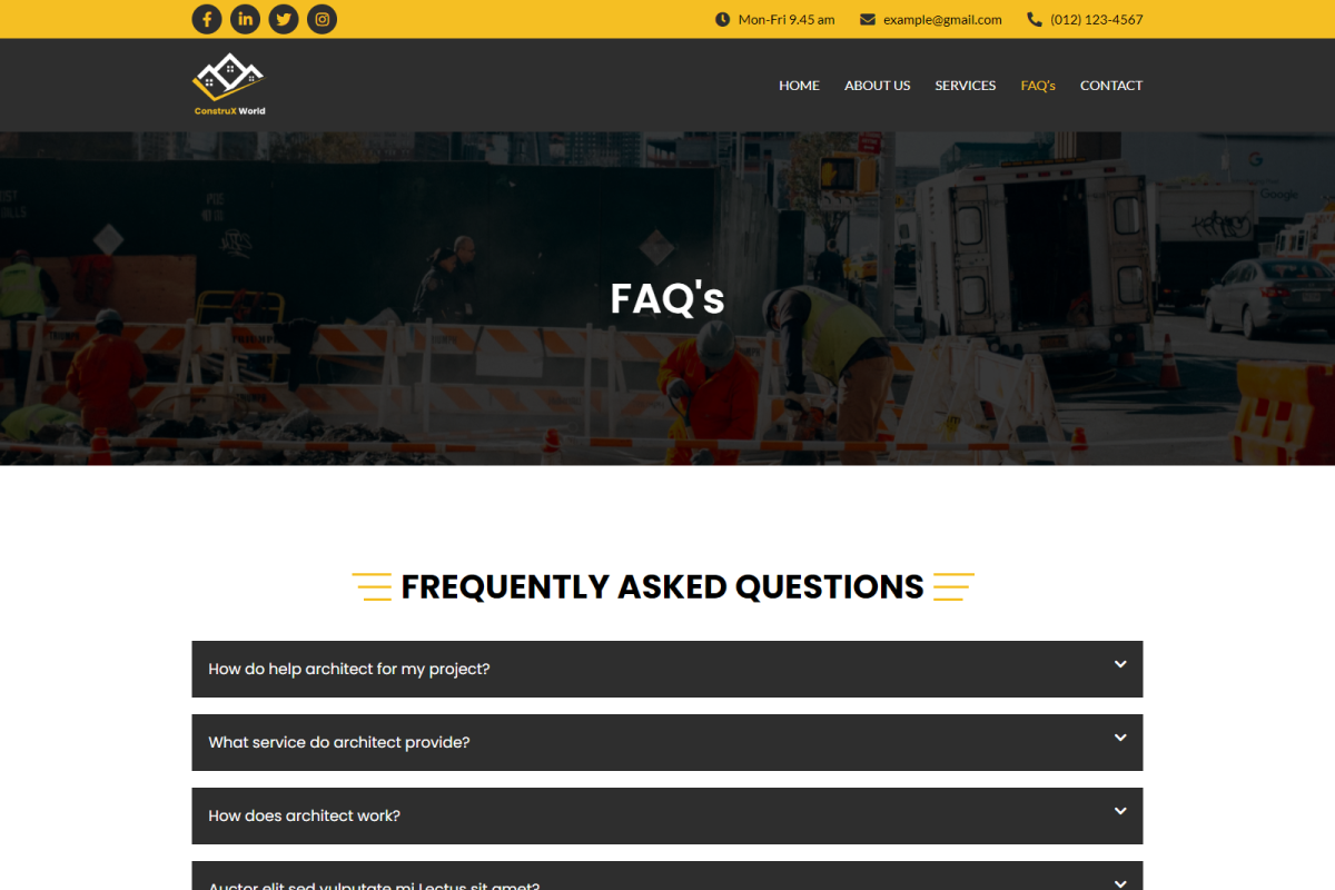 ConstruX World Elementor Kit, a WordPress Template by Techeshta Solutions (Photo 5 of 6)