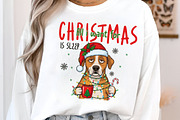 Sarcastic Christmas Funny Dog Coffee, an Illustration by SinaCreation (Thumbnail 3 of 7)