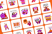 New Year Stickers Collection, an Emoji Icon by Creative Stall (Thumbnail 6 of 9)
