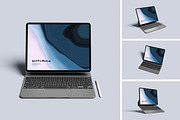 Ipad Pro Mockup, a Wearable Device Mockup by Twins_studio (Thumbnail 1 of 6)