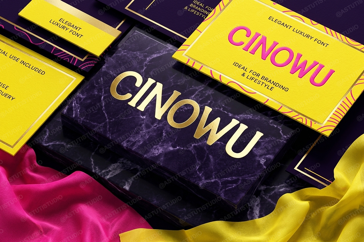 Cinowu - Elegant Serif Typeface, a Serif Font by Astuti Studio (Photo 19 of 25)