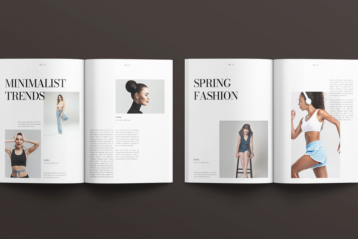Digital LookBook Template, a Brochure Template by E-Type (Photo 5 of 7)