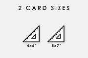 Folded Card Template, an Invitation Template by DesignStudioTeti (Thumbnail 5 of 10)