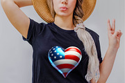 Watercolor Patriotic Heart Sublimat, an Illustration by SVGArt (Thumbnail 5 of 8)