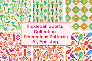 Pickleball Patterns Collection