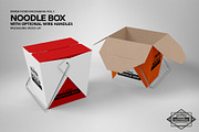 Noodle Box Packaging Mockup, a Packaging Mockup by INCDesign (Thumbnail 3 of 6)